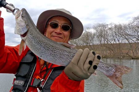 ドリフトボートの釣り記録 釧路川 別寒辺牛川